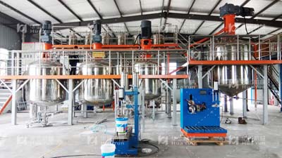 上饒?zhí)旒涯戤a8000噸電氣自動化水性涂料項目